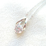 ジルコニア☆シンプルネックレス