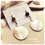 大ぶりシェルプレートの大人jewelry💎