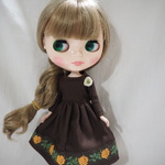 ブライス、リカちゃんサイズワンピース