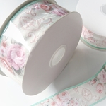【巻販売25ヤード】104)38mm花柄リボン amrbn