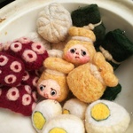 おなかにおもちを隠し持ったもちきんちゃくじん