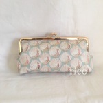 libertyのがま口ポーチ♡