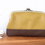 【Ｋさまご予約品】長財布にもなる、ぺたんこ親子がまポーチ