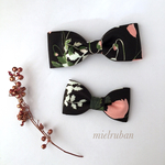 【リバティリボン】ポピードリーム L.M sizeのみ ＊ヘアバレッタ、ヘアゴムにも
