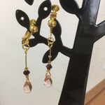 送料無料！チェコガラスのイヤリング