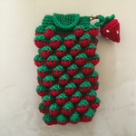 pokopoko☻苺ポーチ·縦長（チャーム別料金）