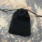 【ブラック10枚】ジュエリーポーチ ベルベットポーチ   7×9cm   