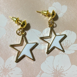ミニピアス ほんのりシェルカラー丸