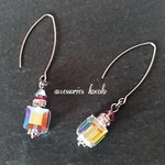 スワロフスキーの香水ボトルピアス