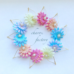 夏の花びらイヤリング・ピアス