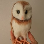 ★送料込み★羊毛フェルト製メンフクロウ