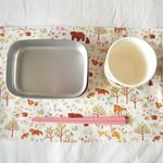 20×30_【再】ランチョンマット<動物親子>_#145_luncheon mat<20×30_animal parent & child>