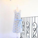 初夏の薫りの low waist カシュクールエプロン 