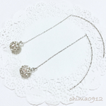 パヴェボールピアス