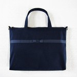 お受験がんばる！マチ付き(中)サブバッグ／リボン