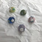 再販☆ガラスの亀ビーズセット D