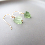 【ＳＡＬＥ】原石ピアス《Green Tourmaline》