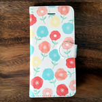 kukka！【手帳型】北欧★水彩・花柄★手帳型スマホカバー/スマホケース　iPhone/Xperia/Galaxyなど