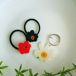アウトレット☆北欧お花キーホルダーセット マリメッコ ウニッコ好きさん
