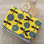 移動ポケット  北欧flower yellow