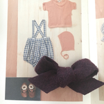 mademoiselle  dark purple ribbon