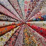 春よこい♪ぜ～んぶ花柄　カットクロス　15×15cm　20枚