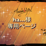 ha…様専用ページ
