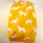 ●MSK●中型犬用●スヌード●アメコカ柄●アメリカンコッカースパニエル（COL:GoldenRマスタード色）