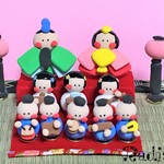 【Mar】ひな壇に揃ったひなまつりの仲間たち
