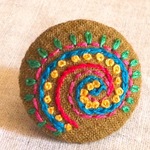 刺繍ブローチ☆ サンプラー
