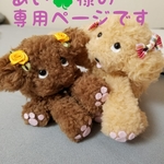 あい🍀様　専用ページです　プードル二匹セット