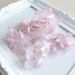 造花あじさい花びらパーツ　モーブ　２５枚