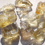 1セット限り☆天然石シトリン(黄水晶)虹入り♪ラフロック原石詰め合わせ 約59g ハンドメイド素材鉱物鉱石結晶置き石パワーストーン11月誕生石[ro-180111-01]
