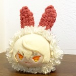 もち編み うさぎ(ローズ)