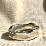 【在庫処分市】オリジナル sv925 波もよう ring（15.5号）送料無料