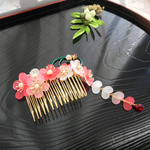 艶やか(あでやか)梅の花(三色)☆～ヘアコーム～