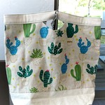 半額！！サボテンの布バック