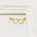 《プチプラ》ハートのシンプルピアス