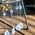 キラッキラな雫ピアス☆