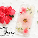 花物語「花恋」/Flower Case/押し花ケース/【iphone&xperia対応】