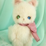 《テディベア》オッドアイの白狐ちゃん