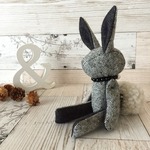 送料無料*　monotone rabbit　(no.63)