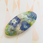 押し花バレッタ アジサイ