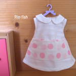 メルちゃん　ナースみたいなワンピース