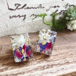 Flower bijou《square》 ピアス/イヤリング