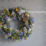 すみれの花便りwreath