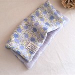 8重ガーゼ大判ハンカチ*ふんわりブルー紫陽花*