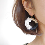 アヴリル糸のリングピアス①