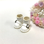 ＊送料無料＊mini☆mini ミニチュアロングブーツ⑥（ホワイト）