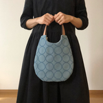 oval bag ・*⚮*ミナペルホネンのタンバリン生地使用*⚮*